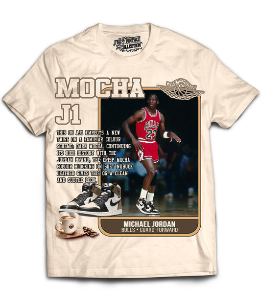 Mocha J1 Card Shirt (Cream)