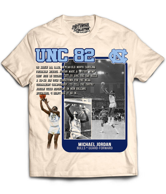 UNC 82 Card Shirt (Cream)