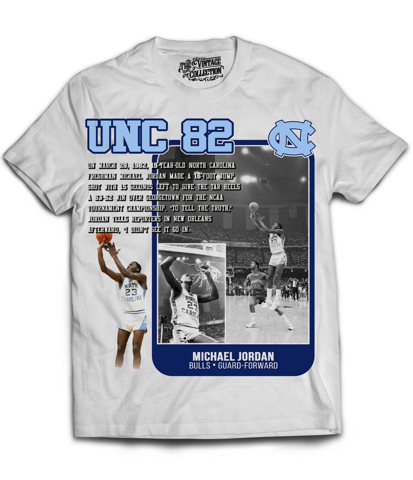 UNC 82 Card Shirt (White)