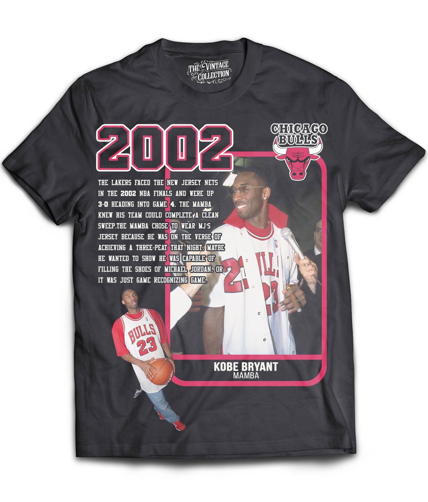 2002 Mamba Bulls Card Shirt (Black)