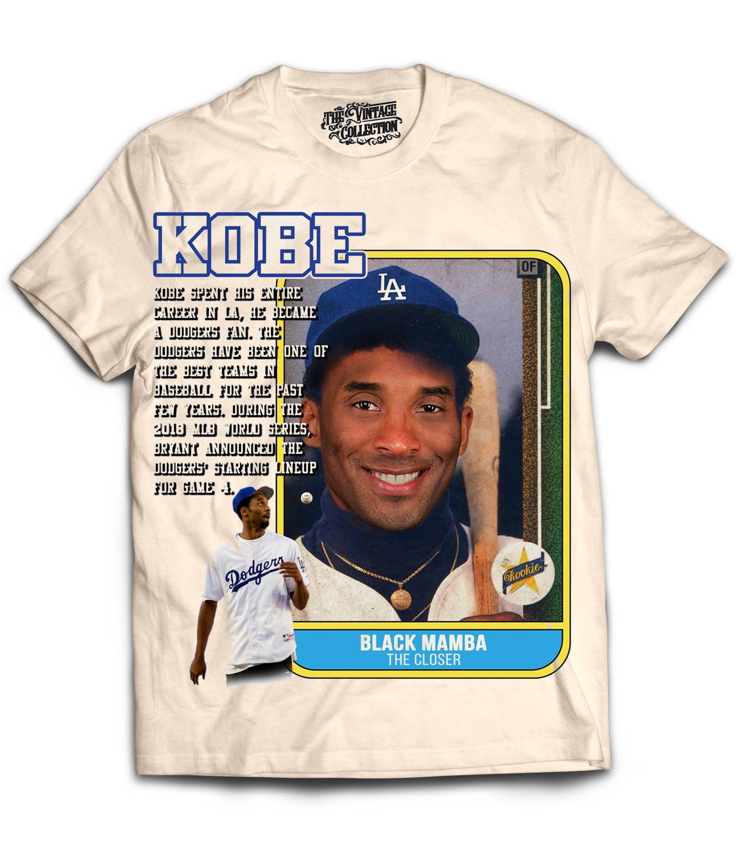 Black Mamba Dodgers Card Shirt (Cream)