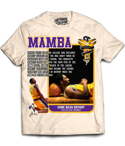 Black Mamba Dodgers Card Shirt (Cream) – The Retro Collection