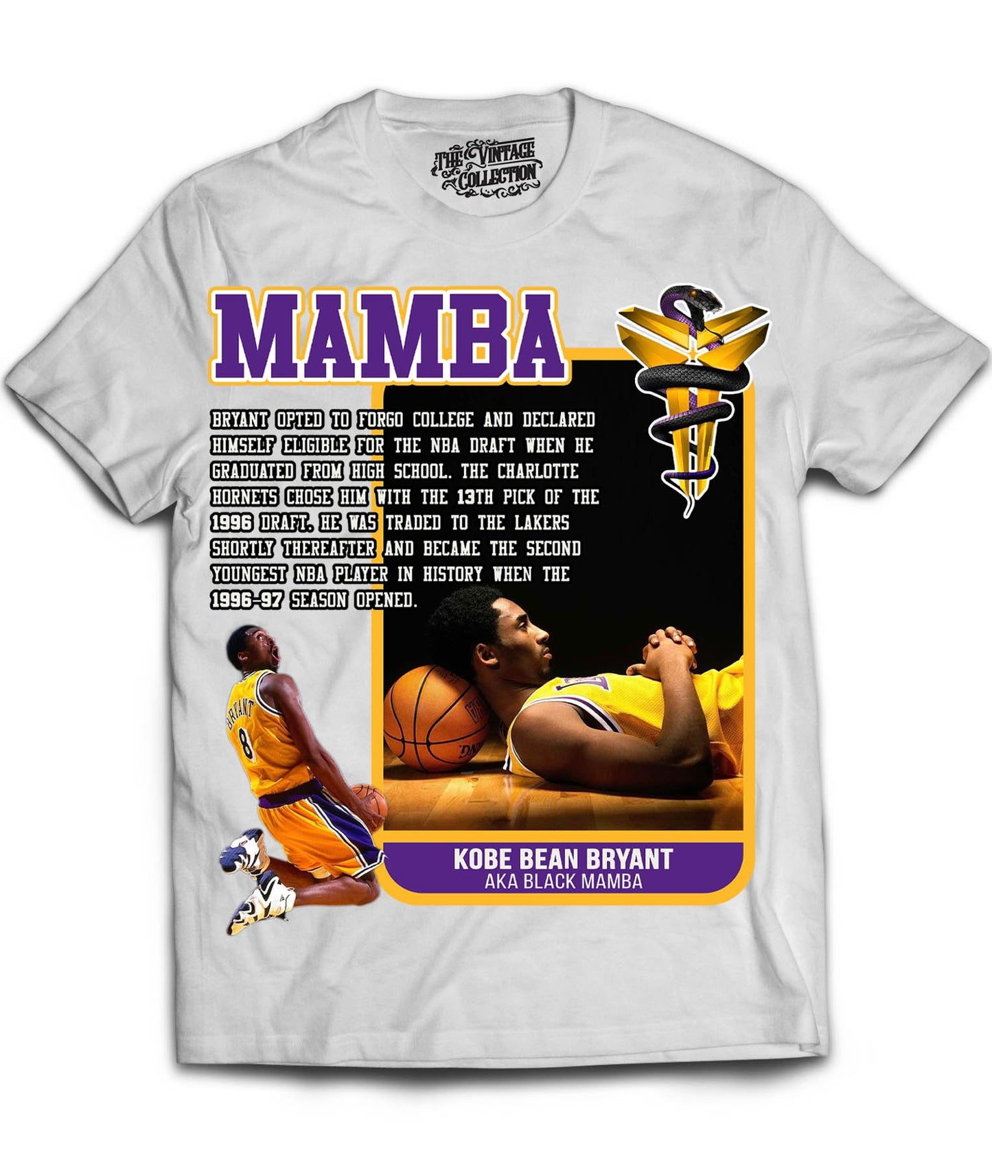 Mamba Tribute Card Shirt (White)