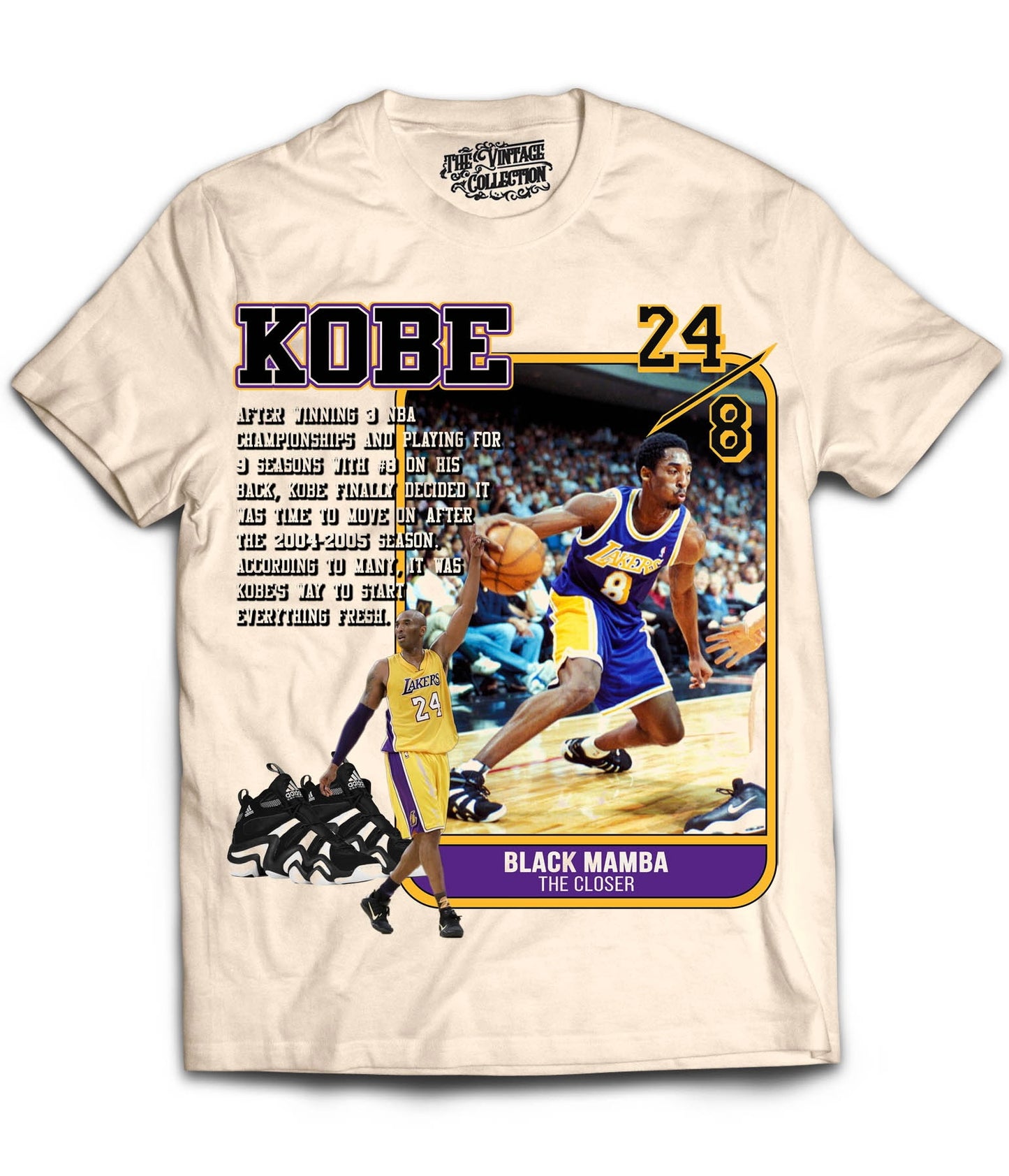 Black Mamba Rookie Card Shirt (Cream)