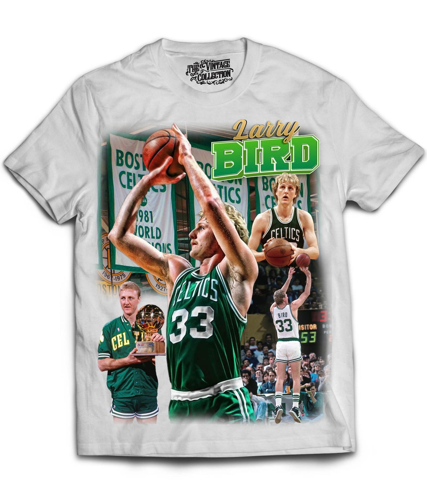Larry Bird Tribute Shirt (Off White)