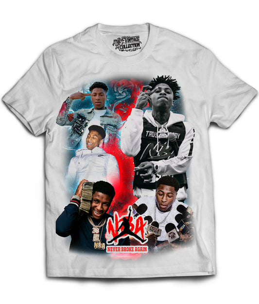 NBA YoungBoy Tribute Shirt (White)