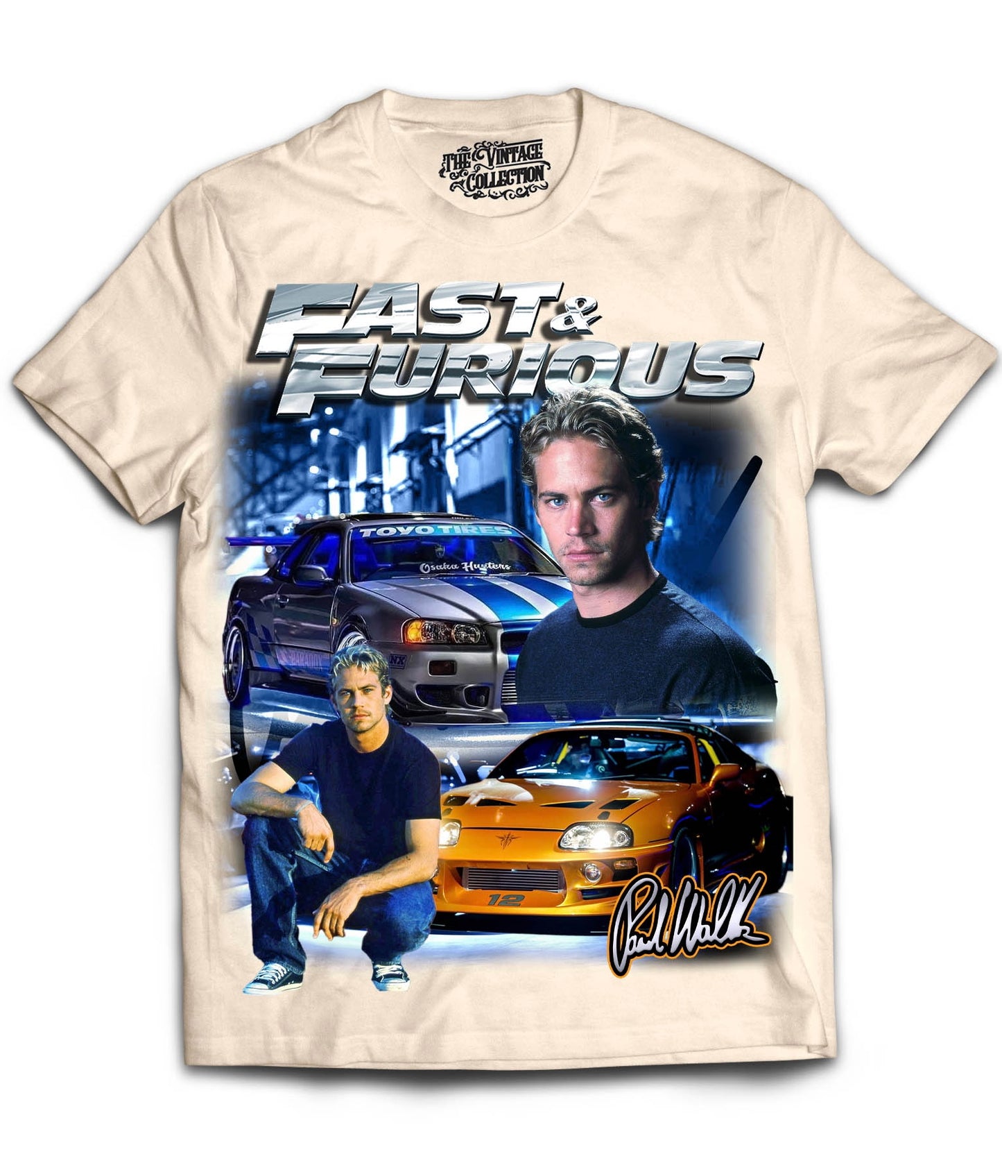 Fast & Furious Tribute Shirt (Cream)