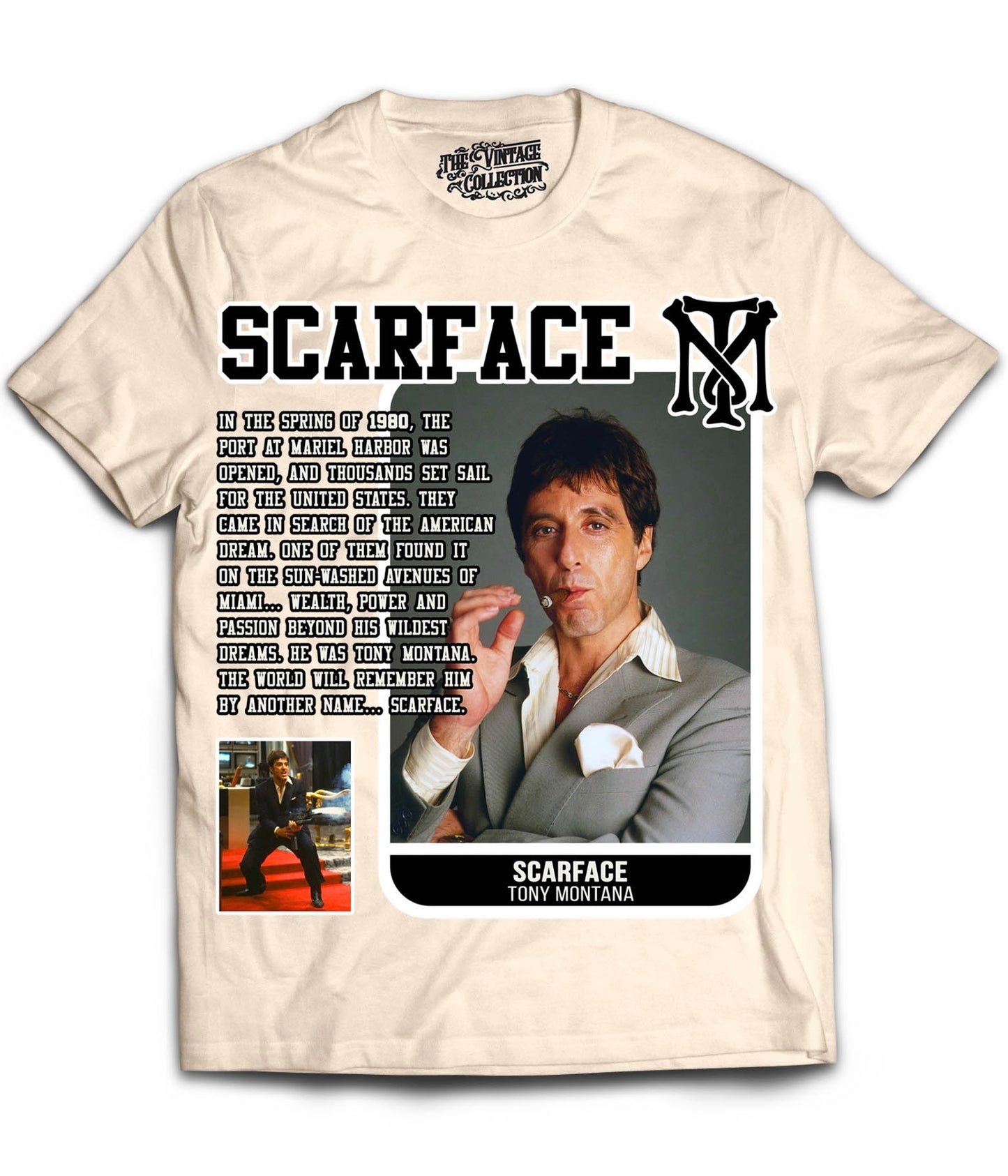 Scarface Card Shirt (Cream)