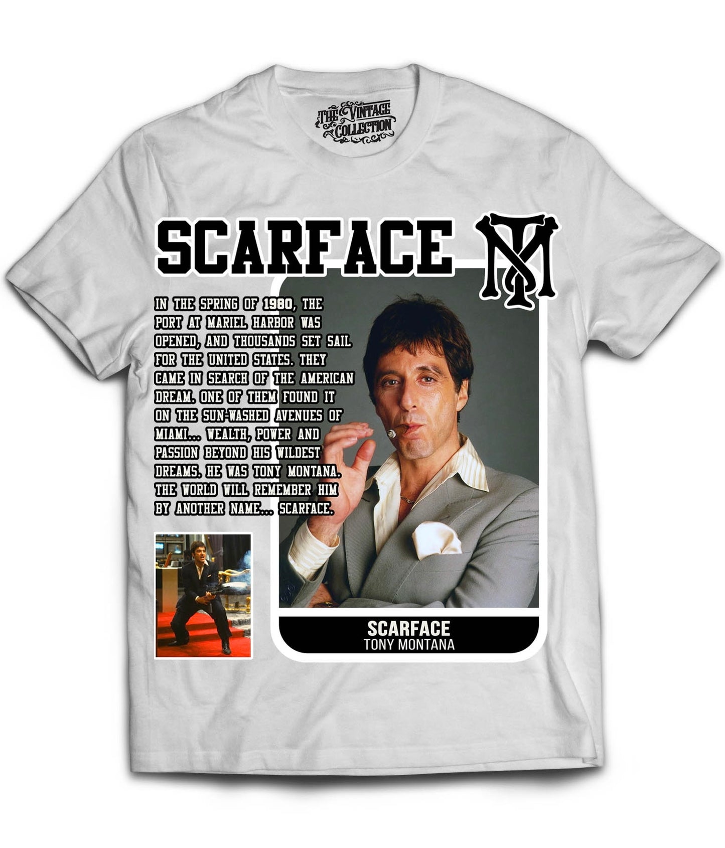 Scarface Card Shirt (White)