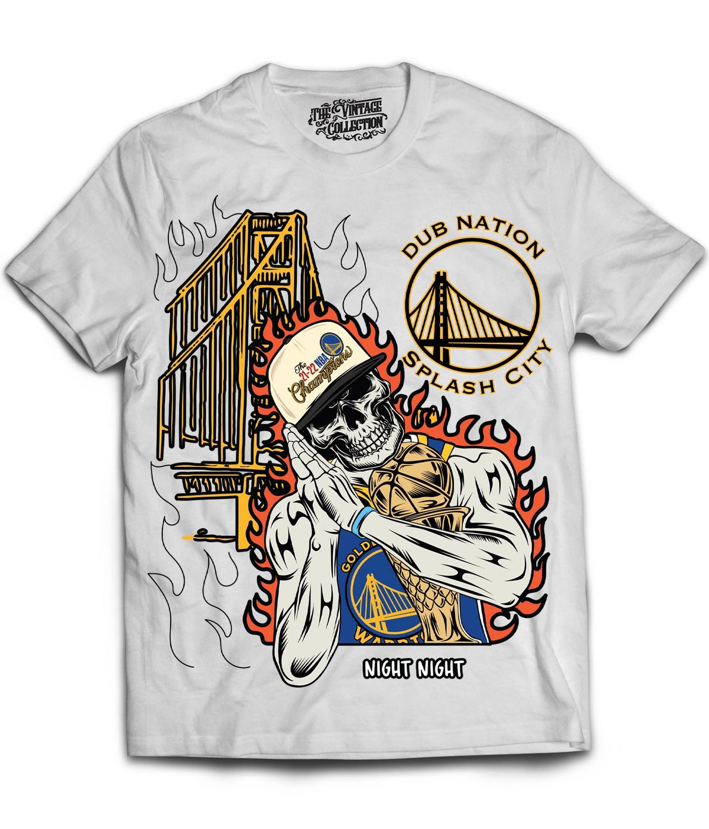 Night Night Shirt *Skeleton Edition (Off White)