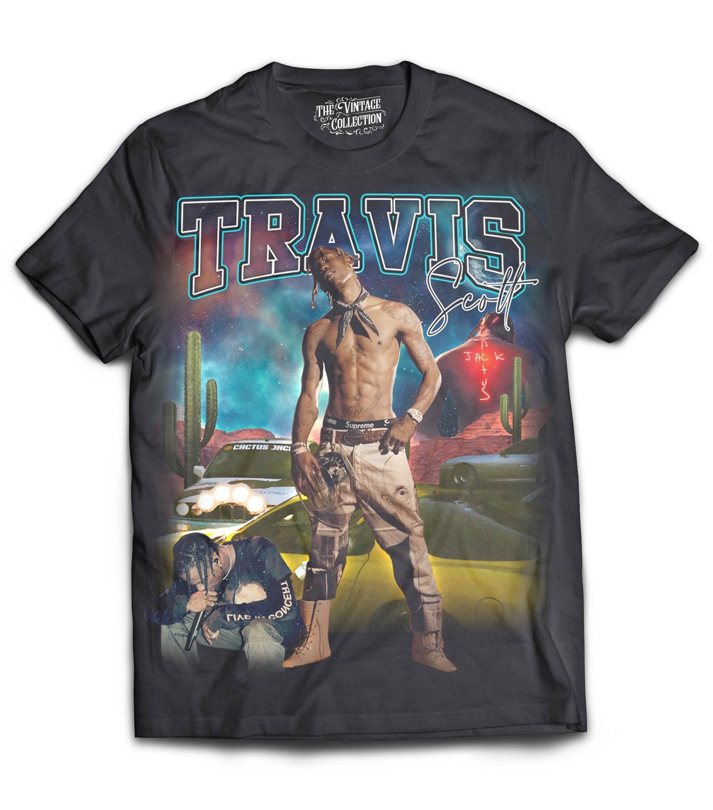Travis Scott Tribute Shirt #2 (Black)