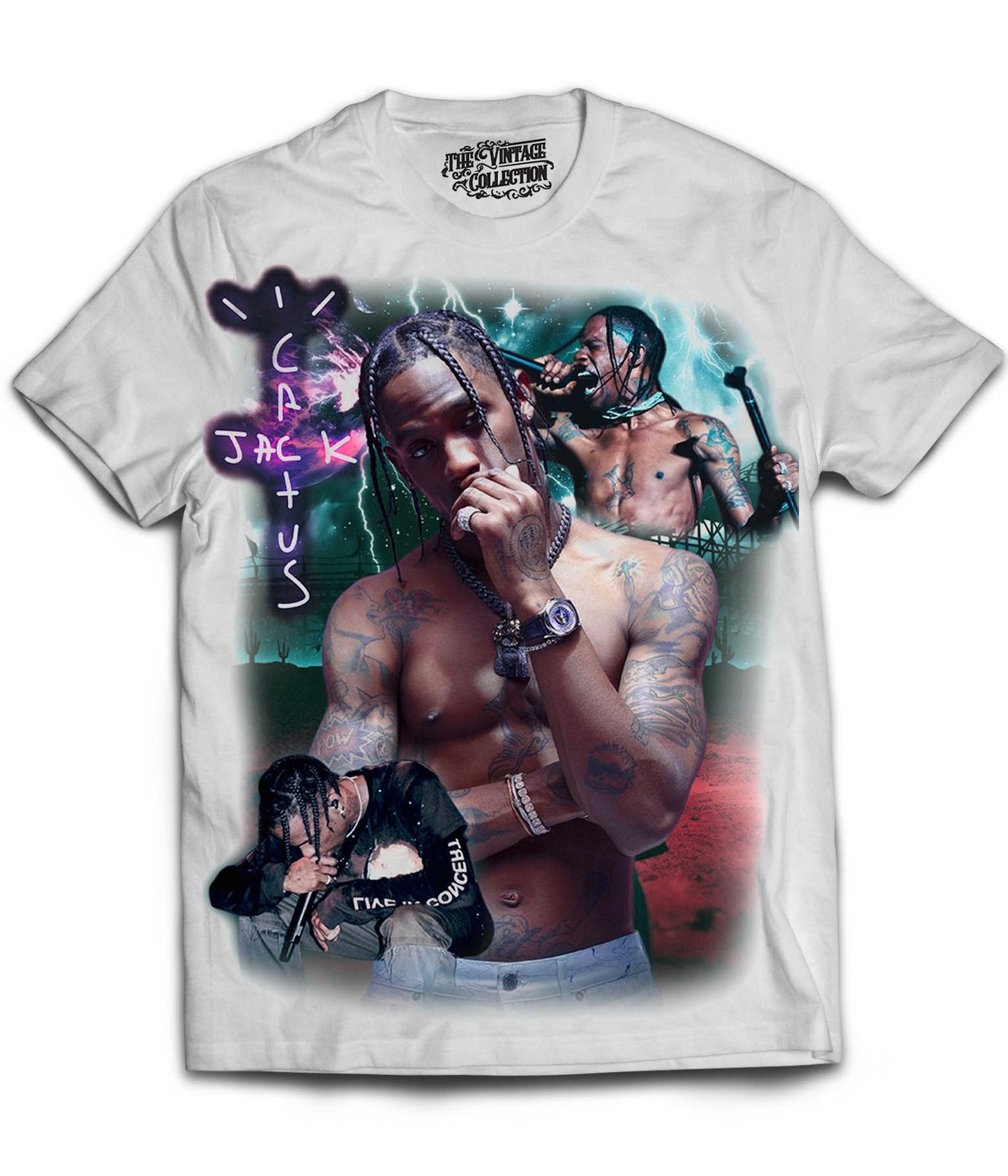Travis Scott Tribute Shirt (Off White)