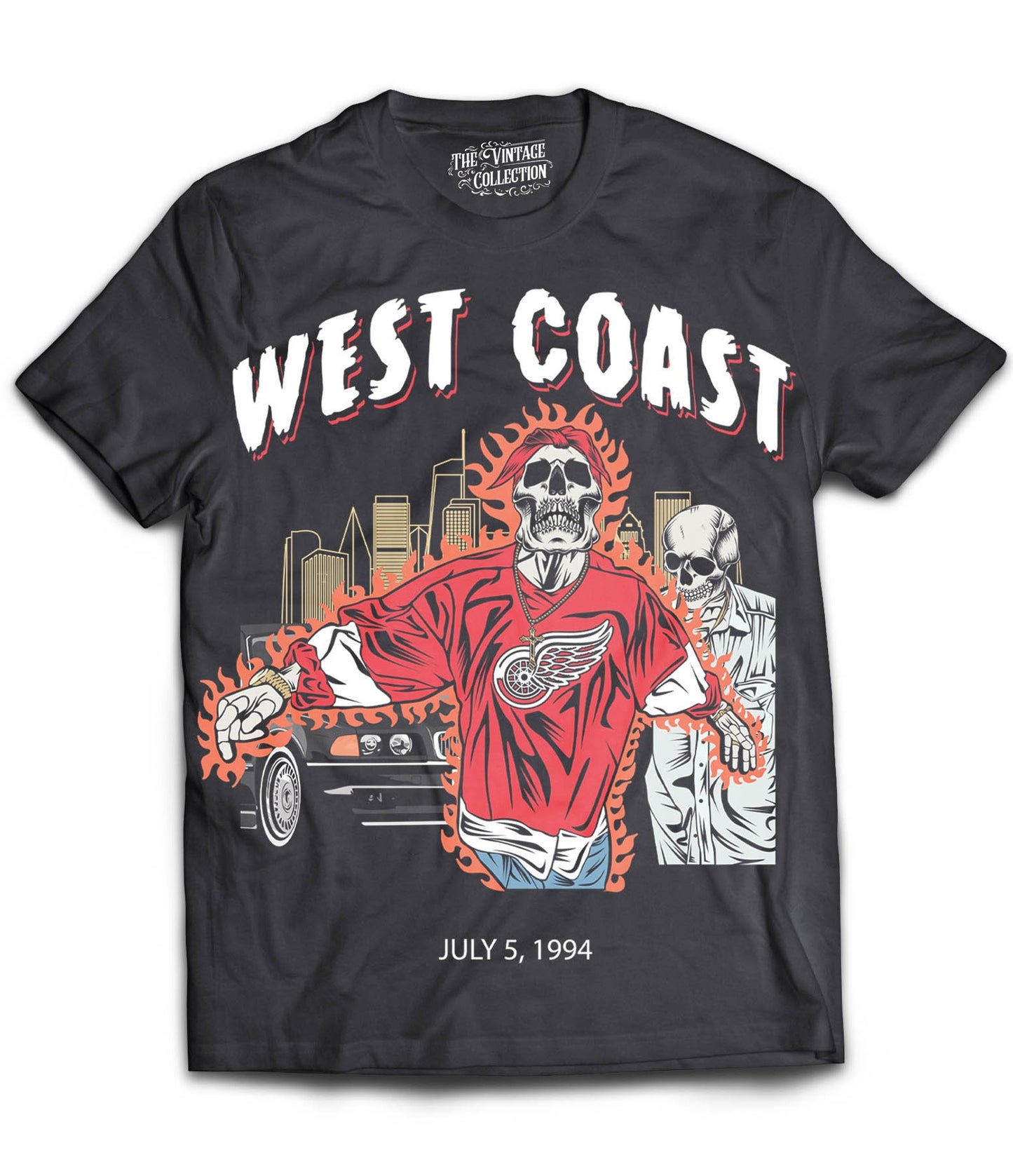 West Coast Shirt *Skeleton Edition* (Black)