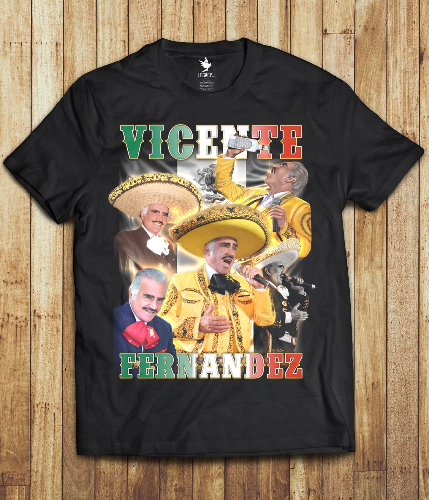 Vicente Fernandez Tribute Shirt (Black)